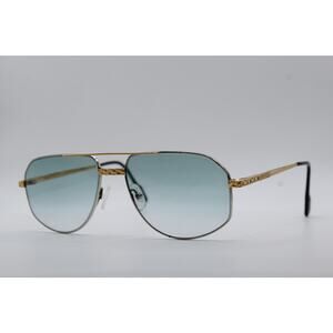 Tiffany & Co. T521 Lunettes Vintage 23K Gold Plated Sunglasses